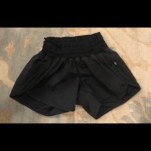 Black Lululemon athletica running shorts